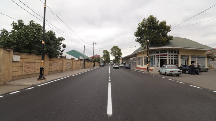 Qazaxda yeni asfalt örtüyü vurulmuş küçələrdən FOTOLAR (Bakı küçəsinin dairədən (“Əsədoğlu” marketin yanı) avtovağzalın qarşısına olan hissəsi və Əliağa Şıxlinski küçəsi) - 15.09.2025