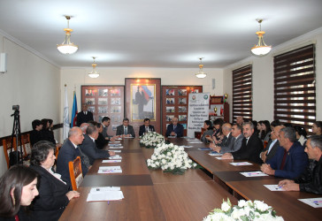 BDU-nun Qazax filialında "Ümummilli Lider Heydər Əliyev Müstəqil Azərbaycan Konstitusiyasının müəllifidir" mövzusunda Respublika Elmi Konfransı keçirilib -28.11.2025