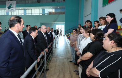 Azərbaycan Voleybol Federasiyasının prezidenti Şahin Bağırov Qazax rayonuna səfər edib 03.07.2026