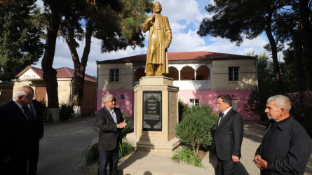 Qazaxda Xalq yazıçısı, tanınmış ictimai xadim Yusif Səmədoğlunun 90 illiyi münasibətilə keçiriləcək tədbirlərə start verilib-21.10.2025