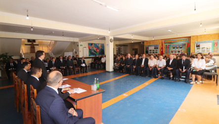 Qazaxda icra başçısının sentyabr ayı üzrə vətəndaşlarla keçirilən növbəti səyyar görüşü rayonun Birinci Şıxlı kəndində olub 14.09.2026