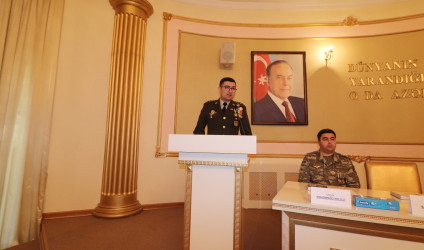 Qazaxda 8 Noyabr – Zəfər Gününün beşinci ildönümü ərəfəsində Vətən müharibəsi iştirakçıları ilə gənclərin görüşü təşkil edilib 23.10.2025