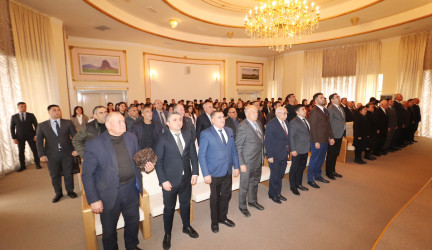 Qazaxda "Konstitusiyamız və suverenliyimiz xalqımızın milli sərvətidir" adlı elmi-praktik konfrans keçirilib 25.02.2025