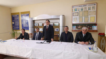 Qazaxda icra başçısının mart ayı üzrə vətəndaşlarla keçirilən növbəti səyyar görüşü rayonun Aşağı Salahlı kəndində olub 06.03.2026