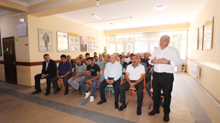 Qazaxda icra başçısının sentyabr ayı üzrə vətəndaşlarla keçirilən növbəti səyyar görüşü rayonun Aslanbəyli kəndində olub 10.09.2026