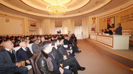 Qazaxda Xalq yazıçısı Yusif Səmədoğlunun 90 illiyi münasibətilə ədəbi-bədii gecə keçirilib-25.12.2025