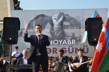 Qazaxda 8 Noyabr - Zəfər Gününün beşinci ildönümünə həsr olunmuş “Zəfərin mübarək Azərbaycan!” başlıqlı bayram tədbiri keçirilib 07.11.2025