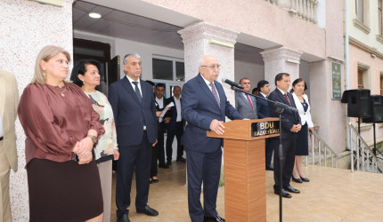 BDU-nun Qazax filialında Bilik Günü və 2025-2026-cı tədris ilinin başlanması münasibətilə tədbir keçirilib 15.09.2025