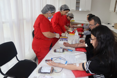Qazaxda növbəti qanvermə aksiyası keçirilib 22.01.2026