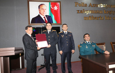 Qazaxda icra başçısı bir qrup Polis əməkdaşını peşə bayramları münasibətilə Fəxri Fərmanla təltif edib-02.07.2025