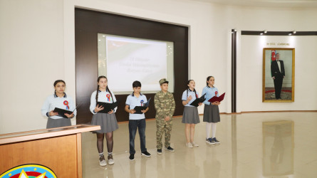 Qazaxda “Müstəqil Azərbaycan dövlətçilik salnaməsinin ən şərəfli səhifələrini yaşayır” mövzusunda tədbir keçirilib 17.10.2025