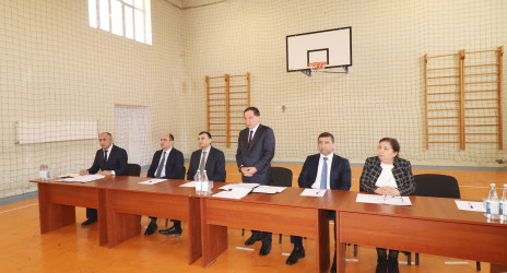 Qazaxda icra başçısının 2026-cı ilin yanvar ayı üzrə vətəndaşlarla keçirilən ilk səyyar görüşü rayonun Daş Salahlı kəndində olub 08.01.2026