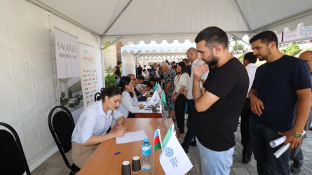 Qazaxda növbəti əmək yarmarkası keçirilib-20.08.2025