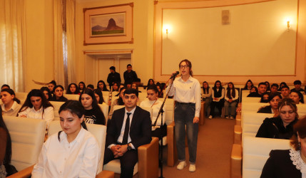 Qazaxda 8 Noyabr – Zəfər Gününün beşinci ildönümü ərəfəsində Vətən müharibəsi iştirakçıları ilə gənclərin görüşü təşkil edilib 23.10.2025