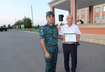 Dövlət Sərhəd Xidmətinin (DSX) Sərhəd Qoşunlarının “Qazax” Əlahiddə Sərhəd Diviziyasının qarnizon kompleksində sərhədçilər peşə bayramlarını qeyd ediblər 18.08.2026