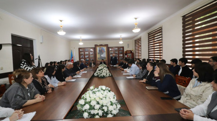 BDU-nun Qazax filialında “Azərbaycan Konstitusiyası və dövlətçilik tariximiz - Suverenliyimiz tələbələrin gözü ilə” adlı Elmi Konfrans keçirilib 15.05.2025