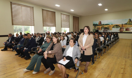 Qazaxda sağlam və rasional qidalanma, qida məhsullarının konservləşdirilməsi, həmin məhsulların saxlanılması və istifadəsi zamanı sanitariya-gigiyena norma və qaydalarına riayət olunması ilə bağlı maarifləndirici tədbir keçirilib 24.05.2025