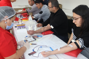 Qazaxda növbəti qanvermə aksiyası keçirilib 22.01.2026