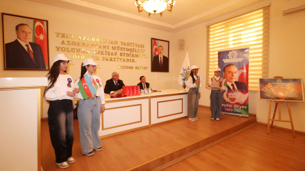 Qazaxda “Yeni Azərbaycan Partiyası Azərbaycanın müasir tarixində böyük bir fenomendir” mövzusunda tədbir keçirilib-21.11.2025