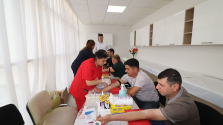 Qazaxda növbəti qanvermə aksiyası keçirilib 17.06.2025