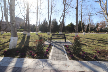 Qazax şəhəri Heydər Əliyev adına park - 04.03.2026