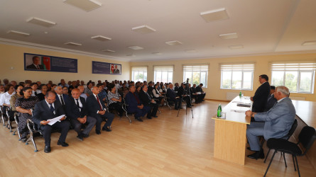 Qazaxda icra başçısının sentyabr ayı üzrə vətəndaşlarla keçirilən sonuncu səyyar görüşü rayonun Kosalar kəndində olub 24.09.2026