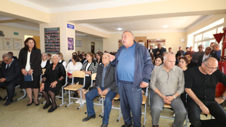 Qazaxda icra başçısının oktyabr ayı üzrə vətəndaşlarla keçirilən növbəti səyyar görüşü rayonun Ağköynək kəndində olub 09.10.2025