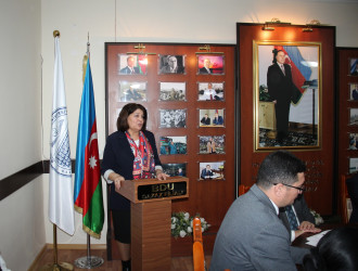 BDU-nun Qazax filialında "Ümummilli Lider Heydər Əliyev Müstəqil Azərbaycan Konstitusiyasının müəllifidir" mövzusunda Respublika Elmi Konfransı keçirilib -28.11.2025