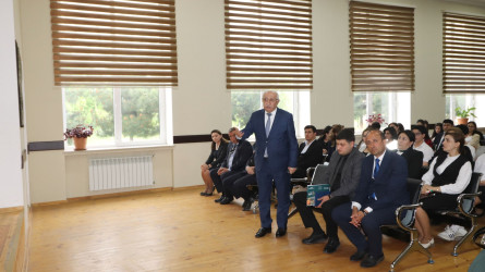 Qazaxda sağlam və rasional qidalanma, qida məhsullarının konservləşdirilməsi, həmin məhsulların saxlanılması və istifadəsi zamanı sanitariya-gigiyena norma və qaydalarına riayət olunması ilə bağlı maarifləndirici tədbir keçirilib 24.05.2025