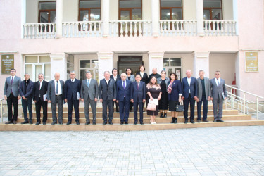 BDU-nun Qazax filialında "Ümummilli Lider Heydər Əliyev Müstəqil Azərbaycan Konstitusiyasının müəllifidir" mövzusunda Respublika Elmi Konfransı keçirilib -28.11.2025