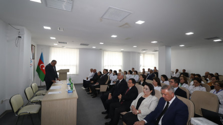 Qazaxda görkəmli oftalmoloq-alim, Akademik Zərifə xanım Əliyevanın anadan olmasının 103 illiyinə həsr olunmuş “İki Dahi İnsan ömrü” başlıqlı tədbir keçirilib 28.04.2026