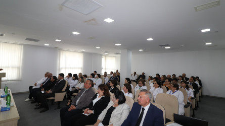 Qazaxda görkəmli oftalmoloq-alim, Akademik Zərifə xanım Əliyevanın anadan olmasının 103 illiyinə həsr olunmuş “İki Dahi İnsan ömrü” başlıqlı tədbir keçirilib 28.04.2026