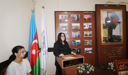 BDU-nun Qazax filialında “Azərbaycan Konstitusiyası və dövlətçilik tariximiz - Suverenliyimiz tələbələrin gözü ilə” adlı Elmi Konfrans keçirilib 15.05.2025