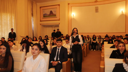 Qazaxda 8 Noyabr – Zəfər Gününün beşinci ildönümü ərəfəsində Vətən müharibəsi iştirakçıları ilə gənclərin görüşü təşkil edilib 23.10.2025