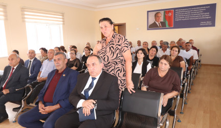 Qazaxda icra başçısının sentyabr ayı üzrə vətəndaşlarla keçirilən sonuncu səyyar görüşü rayonun Kosalar kəndində olub 24.09.2026