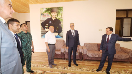 Şəhid əsgər Nəsibov Akşin Vasif oğlunun  təmir edilmiş, lazm olan bütün mebel və avadanlıqlarla təmin olunmuş yaşayış evi ailə üzvlərinin istifadəsinə verilib. 21.07.2026
