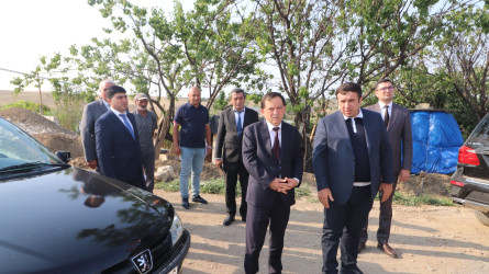 İcra başçısı şəhid ailəsinin evində aparılan təmir işləri ilə yerində tanış olub-01.08.2025