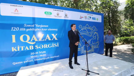 Xalq Şairi Səməd Vurğunun 120 illiyinə həsr olunmuş I Qazax Kitab Sərgisi keçirilib-20.06.2026