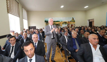 Qazaxda təhsil işçilərinin iştirakı ilə müşavirə keçirilib 30.09.2025