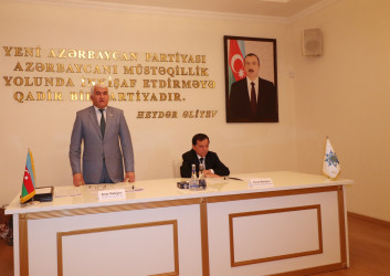 YAP Qazax Rayon Təşkilatının yaradılmasının 32-ci ildönümünə həsr olunmuş tədbir keçirilib-24.07.2025