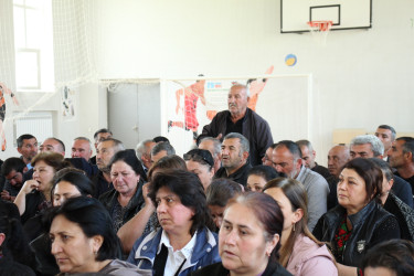 Qazaxda icra başçısının aprel ayı üzrə vətəndaşlarla keçirilən sonuncu səyyar görüşü rayonun İkinci Şıxlı kəndində olub 22.04.2026