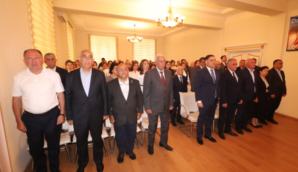 Qazaxda “Şanlı dövlətçilik tariximizə qızıl hərflərlə yazılan gün” mövzusunda tədbir keçirilib 11.06.2026