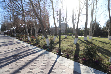 Qazax şəhəri Heydər Əliyev adına park - 04.03.2026