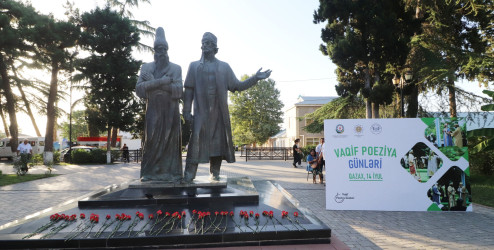 Vaqif Poeziya Günləri şairin doğulduğu Qazax rayonundan start götürüb-14.07.2025