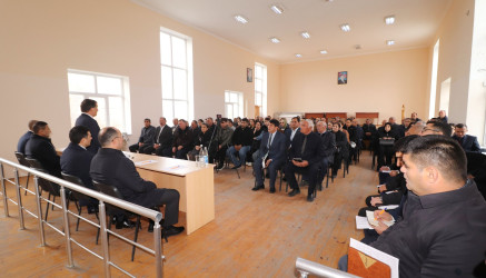 Qazaxda icra başçısının noyabr ayı üzrə vətəndaşlarla keçirilən sonuncu səyyar görüşü rayonun Yuxarı Salahlı kəndində olub -26.11.2025