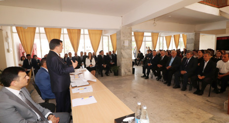 Qazaxda icra başçısının sentyabr ayında vətəndaşlarla keçirilən növbəti səyyar görüşü şəhər sakinləri ilə olub 17.09.2026