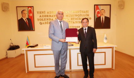 YAP Qazax Rayon Təşkilatının yaradılmasının 32-ci ildönümünə həsr olunmuş tədbir keçirilib-24.07.2025