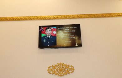 Qazaxda 27 Sentyabr - Anım Gününün beşinci ildönümü ilə əlaqədar şəhid ailələri ilə görüş keçirilib 26.09.2025