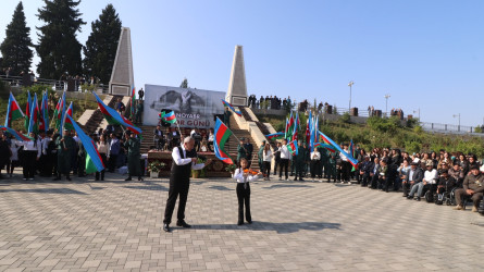 Qazaxda 8 Noyabr - Zəfər Gününün beşinci ildönümünə həsr olunmuş “Zəfərin mübarək Azərbaycan!” başlıqlı bayram tədbiri keçirilib 07.11.2025