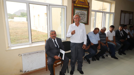 Qazaxda icra başçısı sentyabr ayı üzrə növbəti səyyar görüşünü Alpout kənd sakinləri ilə keçirib 11.09.2025